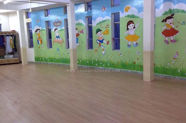 Thi công sàn gỗ Thaixin chuyên nghiệp không gây lỗi mặt bằng đẹp